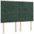 Pat box spring cu saltea, verde închis, 140x200 cm, catifea GartenMobel Dekor