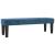 Pat box spring cu saltea, albastru închis, 160x200 cm, catifea GartenMobel Dekor