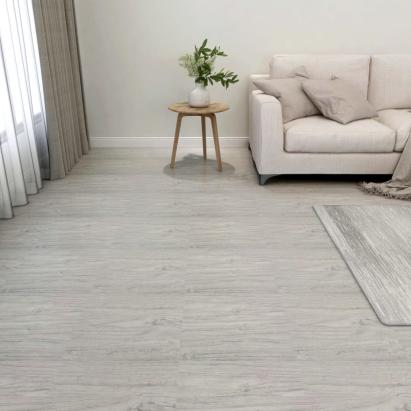 Plăci pardoseală autoadezive 55 buc. gri deschis PVC 5,11 m² GartenMobel Dekor
