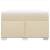 Pat box spring cu saltea, crem, 120x200 cm, textil GartenMobel Dekor