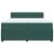 Pat box spring cu saltea, verde închis, 200x200 cm, catifea GartenMobel Dekor