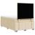 Pat box spring cu saltea, crem, 120x200 cm, textil GartenMobel Dekor