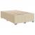 Pat box spring cu saltea, crem, 120x200 cm, textil GartenMobel Dekor