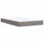 Pat box spring cu saltea, gri taupe, 120x200 cm, textil GartenMobel Dekor