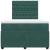 Pat box spring cu saltea, verde închis, 120x200 cm, catifea GartenMobel Dekor