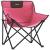 Scaune de camping cu buzunar, pliabile, 2 buc., roz GartenMobel Dekor