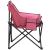 Scaune de camping cu buzunar, pliabile, 2 buc., roz GartenMobel Dekor