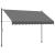 Copertină retractabilă, antracit, 300x150 cm, textil și oțel GartenMobel Dekor