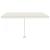 Copertină autonomă retractabilă manual, crem, 450x350 cm GartenMobel Dekor
