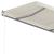 Copertină retractabilă manual, cu stâlpi, crem, 4,5x3,5 m GartenMobel Dekor