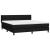 Pat box spring cu saltea, negru, 180x200 cm, catifea GartenMobel Dekor