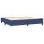 Pat box spring cu saltea, albastru, 200x200 cm, textil GartenMobel Dekor