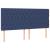 Pat box spring cu saltea, albastru, 180x200 cm, material textil GartenMobel Dekor