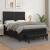 Pat box spring cu saltea, negru, 140x200 cm, piele ecologică GartenMobel Dekor