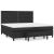 Pat box spring cu saltea, negru, 200x200 cm, piele ecologică GartenMobel Dekor