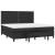 Pat box spring cu saltea, negru, 200x200 cm, piele ecologică GartenMobel Dekor