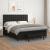 Pat box spring cu saltea, negru, 160x200 cm, piele ecologică GartenMobel Dekor
