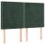 Pat box spring cu saltea, verde închis, 140x190 cm, catifea GartenMobel Dekor