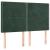 Pat box spring cu saltea, verde închis, 140x200 cm, catifea GartenMobel Dekor