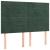 Pat box spring cu saltea, verde închis, 140x190 cm, catifea GartenMobel Dekor