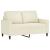 Set de canapele, 4 piese, crem, catifea GartenMobel Dekor