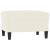 Set de canapele, 3 piese, crem, catifea GartenMobel Dekor