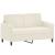 Set de canapele, 3 piese, crem, catifea GartenMobel Dekor