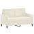 Set de canapele cu perne, 3 piese, crem, catifea GartenMobel Dekor