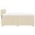 Pat box spring cu saltea, crem, 140x200 cm, textil GartenMobel Dekor