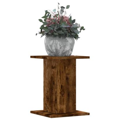 Suporturi de plante 2 buc. stejar fumuriu 30x30x40 cm lemn GartenMobel Dekor