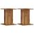 Suporturi de plante 2 buc. lemn vechi 30x30x40cm lemn prelucrat GartenMobel Dekor