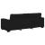 Set de canapele cu perne, 2 piese, negru, textil GartenMobel Dekor