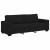 Set de canapele cu perne, 2 piese, negru, textil GartenMobel Dekor