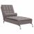 Șezlong de masaj cu sprijin, gri taupe, material textil GartenMobel Dekor