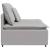 Modul central canapea modulară cu perne, gri nor, 100 cm GartenMobel Dekor