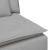 Modul central canapea modulară cu perne, gri nor, 100 cm GartenMobel Dekor