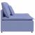 Modul central canapea modulară cu perne, albastru jeans, 100 cm GartenMobel Dekor