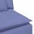 Modul central canapea modulară cu perne, albastru jeans, 100 cm GartenMobel Dekor