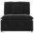 Modul central de canapea modulară cu perne, negru, 100 cm GartenMobel Dekor