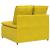 Modul central canapea modulară cu perne, galben, 100 cm GartenMobel Dekor