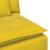 Modul central canapea modulară cu perne, galben, 100 cm GartenMobel Dekor