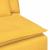 Modul central canapea modulară cu perne, galben deschis, 100 cm GartenMobel Dekor