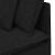 Modul de colț pentru canapea modulară cu perne, negru, 100 cm GartenMobel Dekor