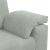 Canapea loveseat gri deschis 140 cm catifea GartenMobel Dekor