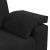 Canapea loveseat neagră 140 cm catifea GartenMobel Dekor