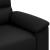 Canapea scaun negru 60 cm piele artificială GartenMobel Dekor