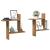 Rafturi perete 2buc. stejar artizanal 50x12x50cm lemn prelucrat GartenMobel Dekor