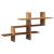 Raft de perete, lemn vechi, 124,5x18x60,5 cm, lemn prelucrat GartenMobel Dekor