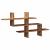 Raft de perete, lemn vechi, 124,5x18x60,5 cm, lemn prelucrat GartenMobel Dekor