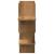 Raft de perete stejar artizanal 124,5x18x60,5 cm lemn prelucrat GartenMobel Dekor